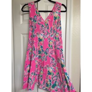Lilly Pulitzer Dahlia Dress in Toucan Can, Size M